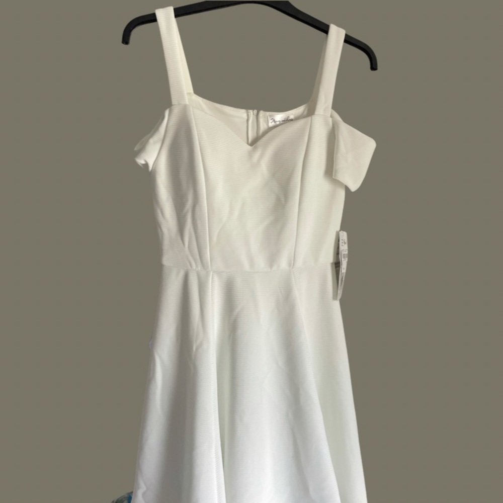 White off the shoulder dress